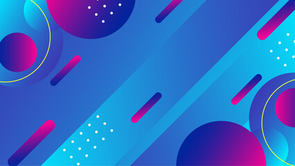 Abstract blue and purple design with circles and lines. Suitable for backgrounds, digital art projects, or modern graphic designs.