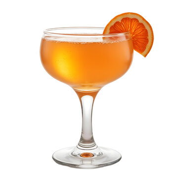 Tequila Sunrise cocktail drink isolated on transparent png