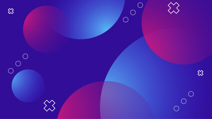 Abstract design with overlapping purple blue circles suitable for backgrounds, digital art, website designs, posters, and graphic design projects.