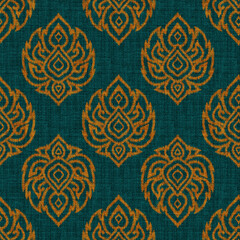 Vector images, Thai fabric patterns, general fabric patterns, wallpaper, background