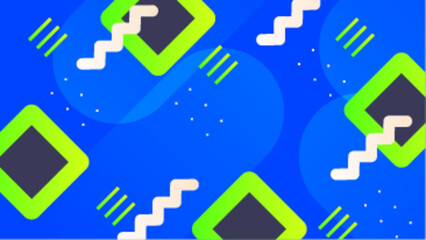 Abstract blue green geometric design suitable for backgrounds, digital creations, modern aesthetics, branding materials, and vibrant graphic projects.