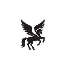 Pegasus Silhouette – Mythical Grace, Winged Power & Fantasy Flight