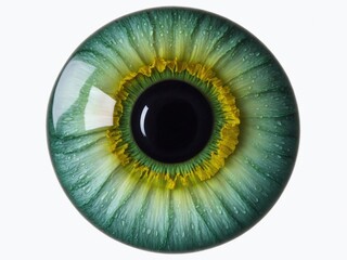 Green eye iris