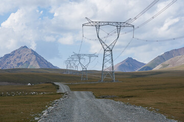 high voltage power lines