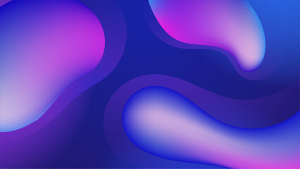 Abstract blue purple fluid shapes suitable for modern designs, backgrounds, posters, digital art, web graphics, brochures, banners, and visual presentations.