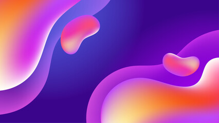 Abstract purple pink and orange blobs ideal for backgrounds, graphic design, web design, print materials, and artistic projects. Vibrant and dynamic.