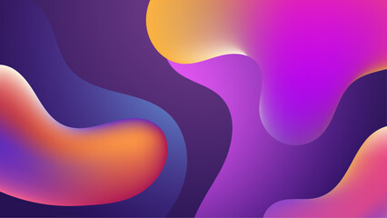 Abstract purple orange pink fluid shapes suitable for background designs, print materials, web graphics, branding projects, and artistic concepts.