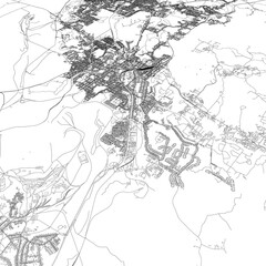 Fototapeta premium 3D illustration of city and urban in Greater Sudbury Canada