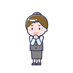 販売員／ななめ／女性 23