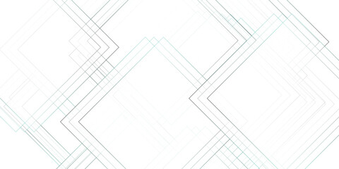 Abstract geometric design with overlapping square shapes in subtle shades of green and grey on a white background