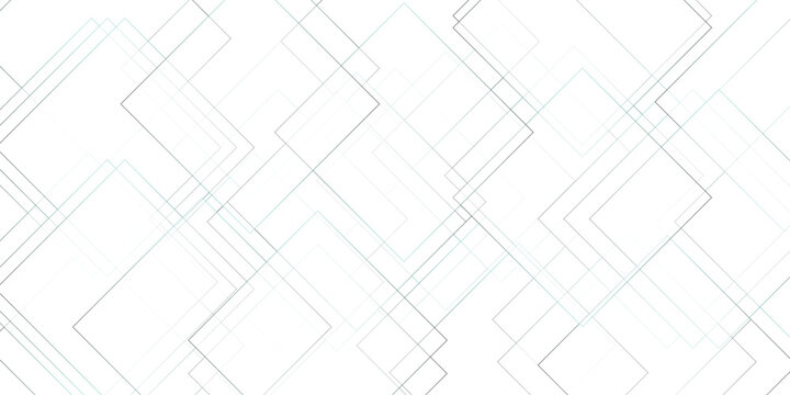 Abstract geometric background of overlapping lines in teal gray and black against a white backdrop for modern designs