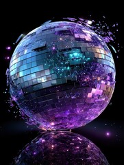 Exploding disco ball
