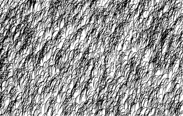 Old weathered stone wall and rusty metal plates form a rough, natural brown and gray abstract texture pattern