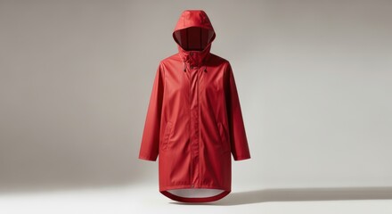 Stylish Red Rain Jacket: A Fashionable Choice for Wet Weather Adventures and Everyday Use