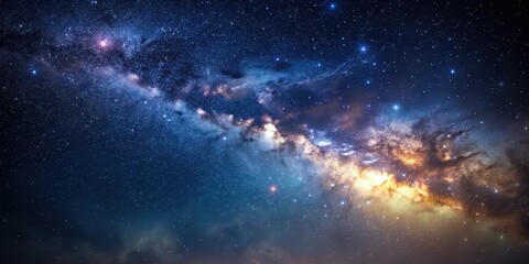 Fototapeta premium Minimalist Dark Sky Background
