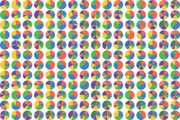 pie chart background 16 columns x 12 rows