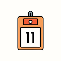 Scoreboard icon for sports game and kids coloring page art Line Art Vector Illustration