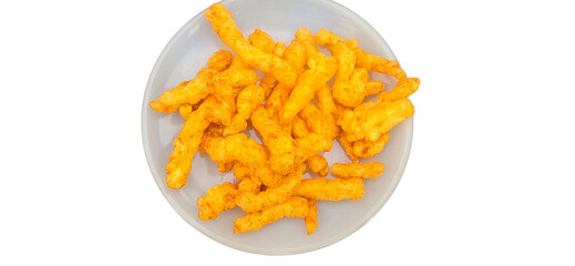 Crunchy Flavored Snacks PNG Isolated on Transparent Background