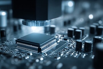 Inspecting a Microprocessor on a Circuit Board in a Laboratory Environment Technology Focus