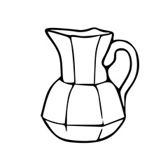 kitchenware jug clipart