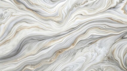 Fototapeta premium Elegant marble background with swirling patterns of white and gray