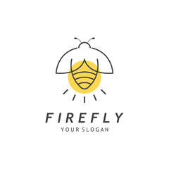 Minimalist Firefly Logo Design