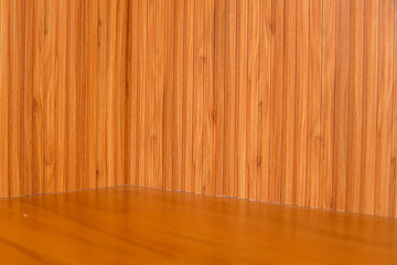 Brown Wooden Floor And Wall Decoration Design Room Background