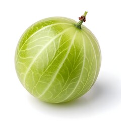 Indian Gooseberry Glow &ndash; Fresh, Tangy Superfruit Known for Its Health Benefits on White Background