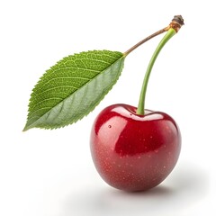 Chokecherry – Deep-Colored Wild Berry with Tart Flavor and Rustic Charm on a White Background