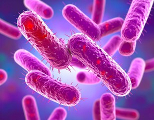 3d rendered illustration of a bacteria