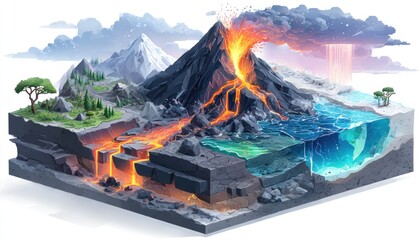 Earth's layers and forces