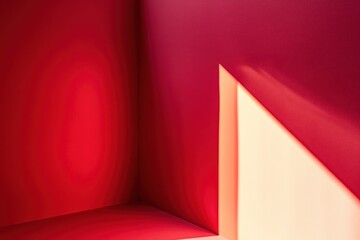 Minimal Red Gradient with Soft Spotlight Effect. Abstract Background