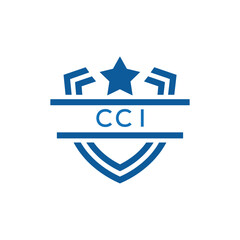 Dynamic Tech Logo Design with CCI Letters and Abstract Motion Elements &ndash; Modern Business Identity. CCI Letter Logo.
