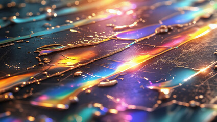 fiber optics background with lots light spots