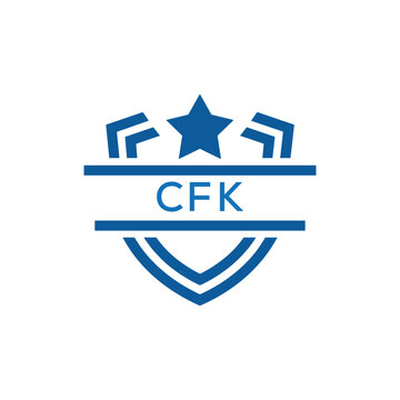 Dynamic Tech Logo Design with CFK Letters and Abstract Motion Elements &ndash; Modern Business Identity. CFK Letter Logo.

