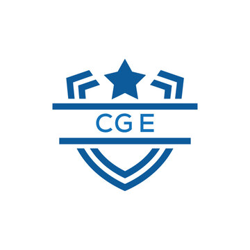 Dynamic Tech Logo Design with CGE Letters and Abstract Motion Elements &ndash; Modern Business Identity. CGE Letter Logo.
