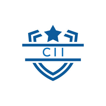 Dynamic Tech Logo Design with CII Letters and Abstract Motion Elements &ndash; Modern Business Identity. CII Letter Logo.
