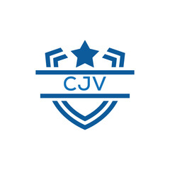 Dynamic Tech Logo Design with CJV Letters and Abstract Motion Elements – Modern Business Identity. CJV Letter Logo.
