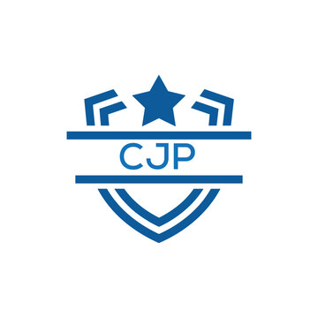 Dynamic Tech Logo Design with CJP Letters and Abstract Motion Elements &ndash; Modern Business Identity. CJP Letter Logo.
