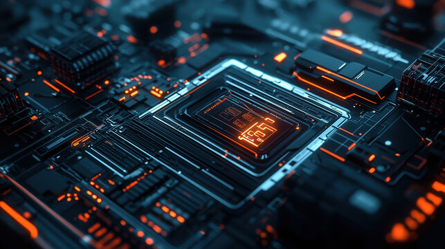 Minimalistic dark digital background with a sleek, futuristic aesthetic. 