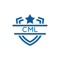 Dynamic Tech Logo Design with CML Letters and Abstract Motion Elements – Modern Business Identity. CML Letter Logo.
