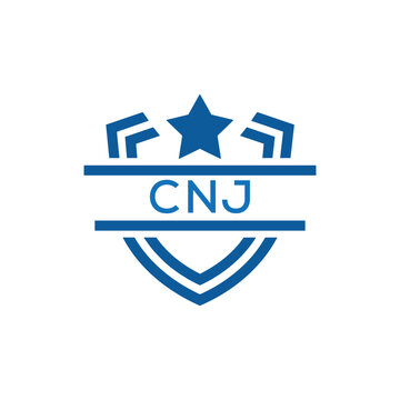 Dynamic Tech Logo Design with CNJ Letters and Abstract Motion Elements &ndash; Modern Business Identity. CNJ Letter Logo.
