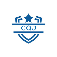 Dynamic Tech Logo Design with CQJ Letters and Abstract Motion Elements &ndash; Modern Business Identity. CQJ Letter Logo.
