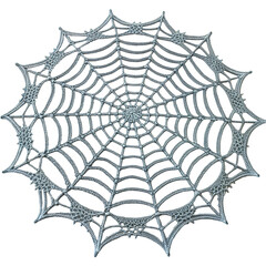 Fototapeta premium Intricate spider web design for halloween decoration and crafts