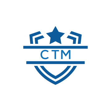 Dynamic Tech Logo Design with CTM Letters and Abstract Motion Elements &ndash; Modern Business Identity. CTM Letter Logo.
