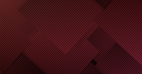 Elegant geometric artwork features a series of maroon shapes and diagonal stripes, creating a sophisticated and layered composition with subtle variations in color and tone