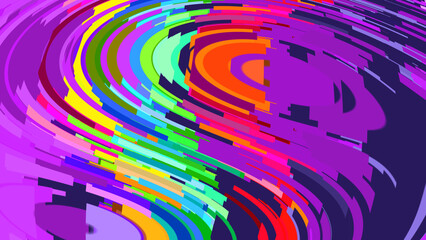 Vibrant Color Abstract: A dynamic visual experience bursting with energy, a kaleidoscope of swirling, vibrant colors that ignite the imagination.