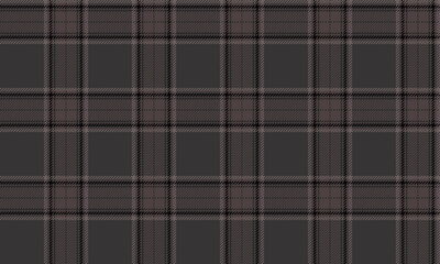 Seamless plaid pattern, dark grey, brown, black for fashion design, clothes, pants, shirts, bags, scarves that are elegant, modern and add design value to the product.