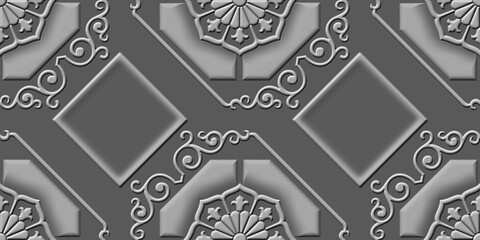 3d mould ceramic tiles art. Digital home decorative art wall tiles design background. Dark gray and light gray combination. Embossed tiles. Ceramic Wall tiles 3d Punch Design.	
