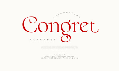 Classic serif font with refined details, great for editorial, invitations, and branding
